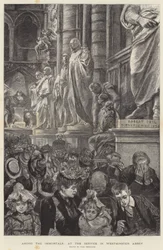 Unter den Unsterblichen, beim Gottesdienst in der Westminster Abbey